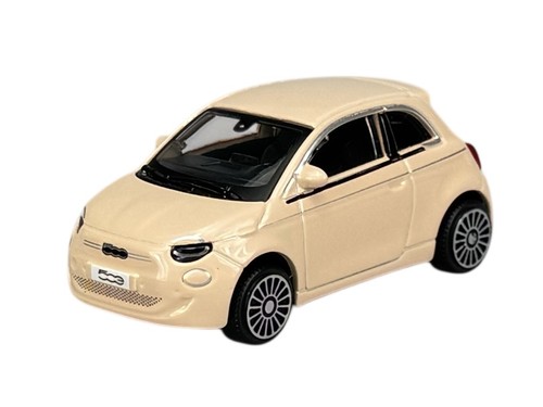 Bburago fiat 500e beige - bburago, 1:43