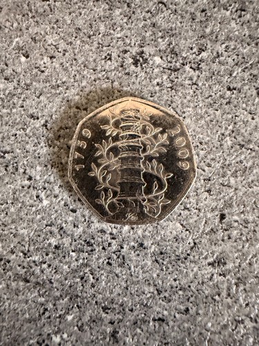 Rare 50p coin kew gardens - , 2009