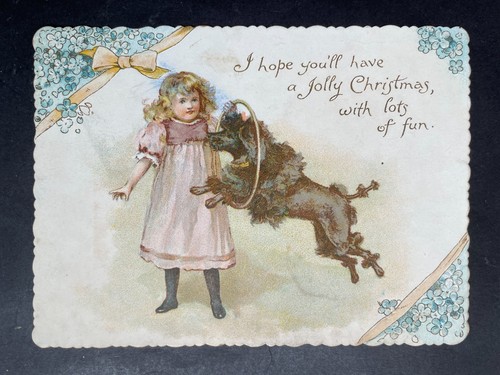 Victorian greeting card xmas - greeting,