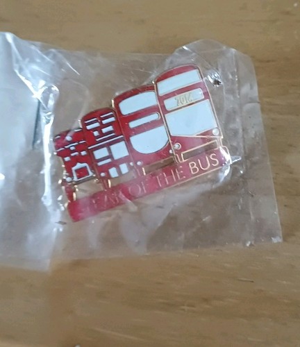 Year the bus 2014 badge - year, pin