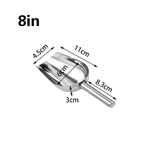 Stainless steel ice cube flour - ice,