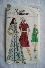 Vintage: Vogue Pattern No. 8537 misses dress, size 16, 38 inch, 97 cm