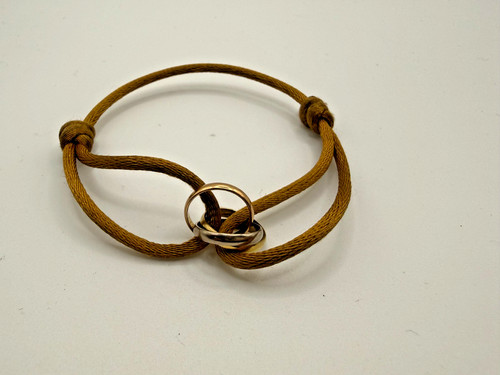 Authentic 18kt cartier trinity - cartier,