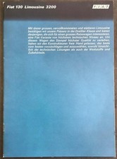 FIAT 130 Limousine 3200cc Car