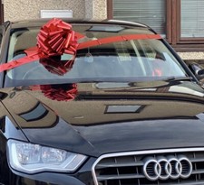 12" Big Red Car Bow Giant