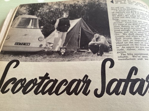 Scootacar safari 1959 period - scootacar,