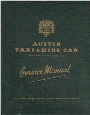 AUSTIN FX3 & FL1 TAXI / HIRE