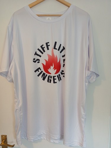 Mens punk shirt sz 4xl - t, uk