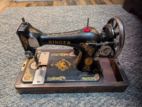 Antique singer model red - model, 15