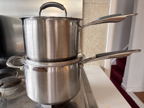 Two vintage prestige stainless - two,
