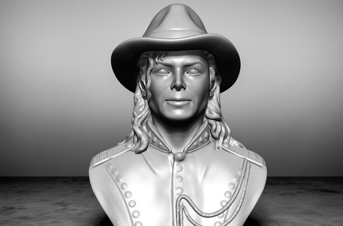Michael joseph jackson bust - joseph,