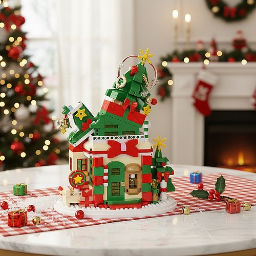 Christmas building blocks set - blocks,