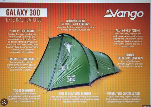Vango galaxy 300 basecamp - galaxy,