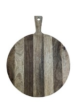 6 Large Round Wooden Charcuterie Boards Ideal For Hospitality 