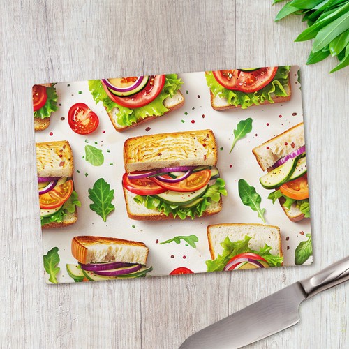 Healthy sandwiches glass - healthy,