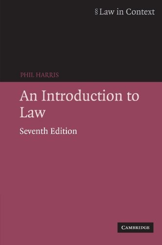 Introduction law in - to,