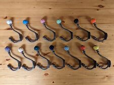 Vintage Industrial Style Coat Hook (Victorian Period Cast Iron Metal Hangers)