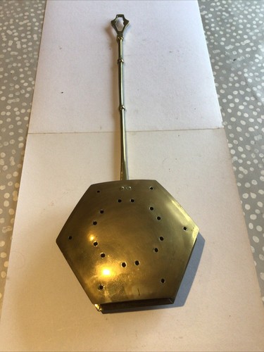 Brass bed warmer hexagonal - warmer,