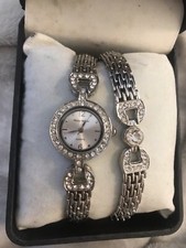 Philip Mercier Watch And Bracelet Set In Box 