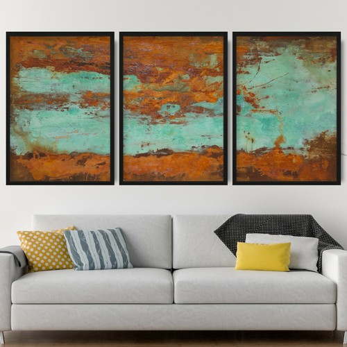 Abstract set copper - abstract, 3