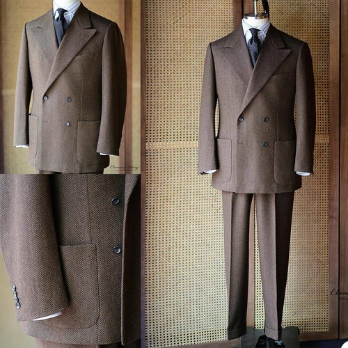 Vintage men suits tweed - vintage,