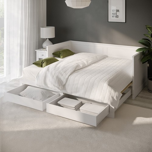 Double wooden day - wooden, bed