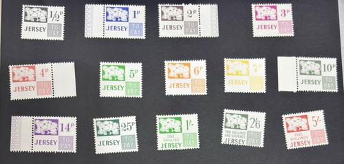 Jersey postage due stamps - -,
