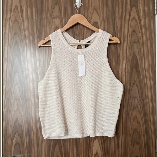 Lindex cream beige crochet - lindex,