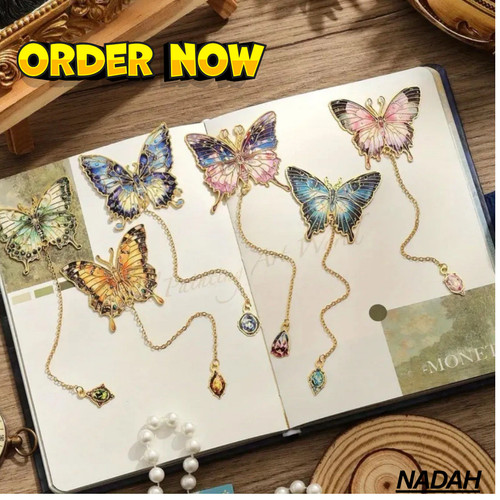 Bookmark feather metal 3d - metal,