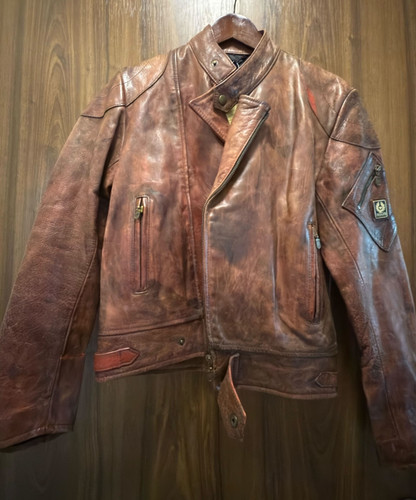 Belstaff leather jacket - leather,