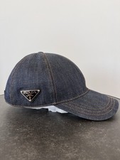 PRADA Men's Baseball Cap Denim