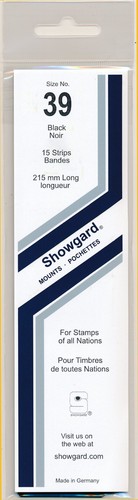 Showgard stamp mount size - stamp,