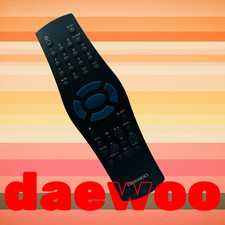 Original daewoo vcr remote - original, vcr/tv