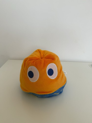 Pac man plush blue orange - pac,