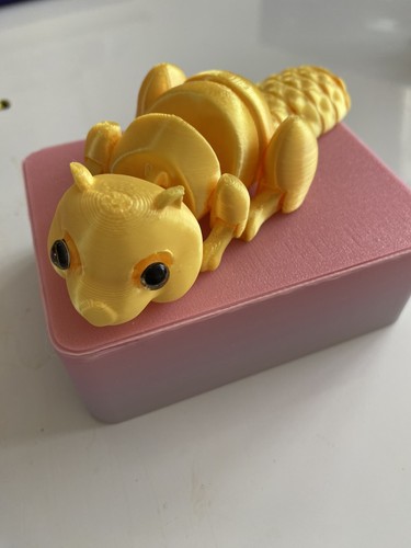 Printed yellow billy beaver - printed,