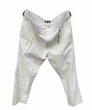 NWT Linen Blend Beige Peacocks