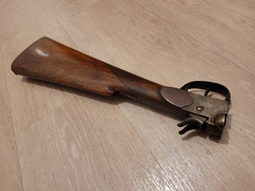 Vintage gun stock shotgun - vintage,
