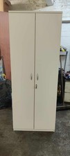 Tall Wooden Filing Cabinet Large Storage Cupboard 5 Tier Shelf File Locker Unit