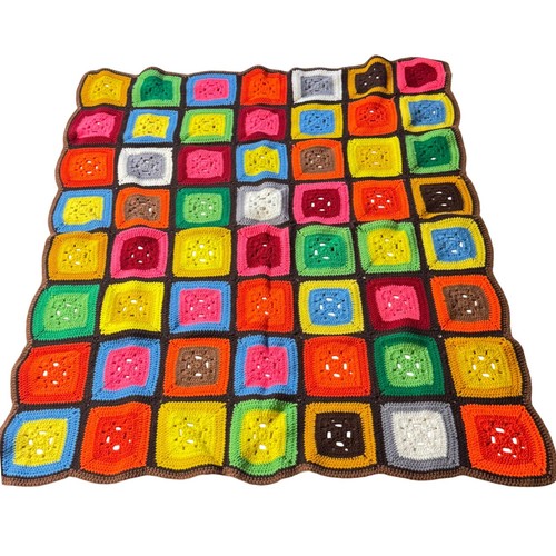 Handmade crochet granny square - handmade,