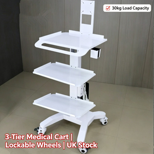 Dental scanner trolley - dental, 3-tier