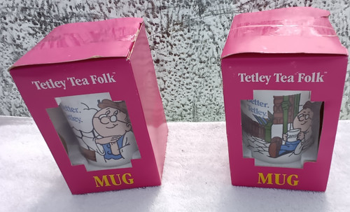 Tetley tea folk ceramic - tetley,