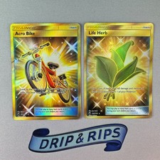 Acro Bike 178/168 Life Herb 180/168 Celestial Storm Secret Rare Pokemon Card