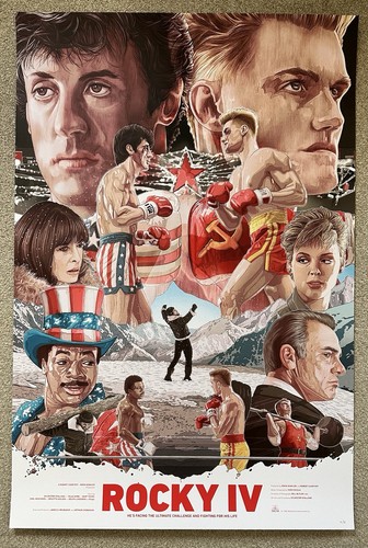 Rocky screen print poster - rocky, iv