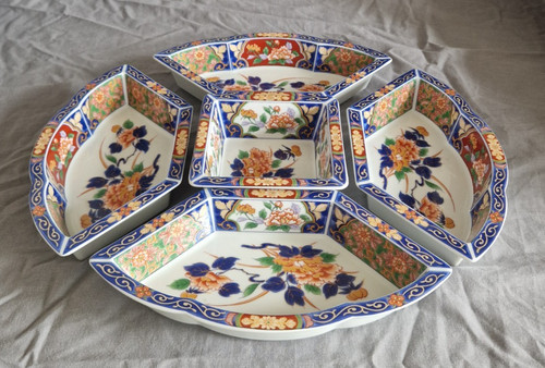 Japanese imari style piece - imari, 5
