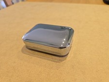 Vintage Chrome Cigarette / tabbaco Tin