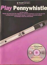 PLAY PENNY WHISTLE STEP ONE with CD - PETER PICKOW - AMSCO - VGC