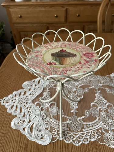 Metal stand cupcake shabby - metal,