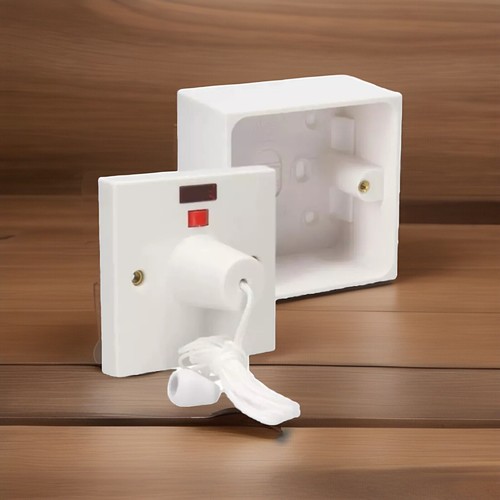 Shower pull cord switch with - cord,