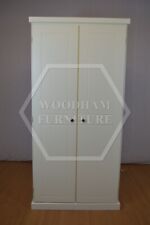 HANDMADE CAMBRIDGE FULL HANGING WARDROBE IN IVORY (NOT FLATPACKED)