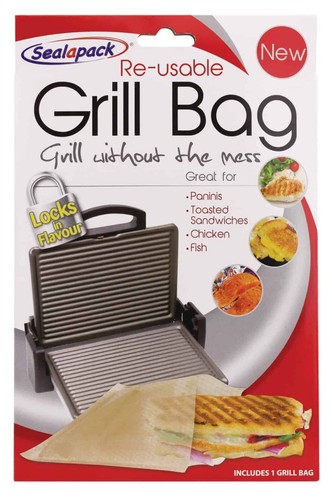 Reusable grill bag paninis - grill,